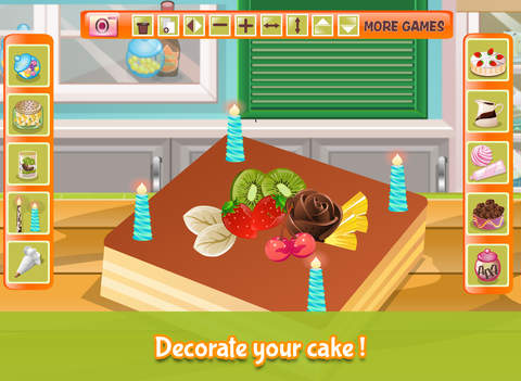 【免費遊戲App】Cake Maker - Make your own recipe and make, bake and decorate your cake in this cooking academy!-APP點子