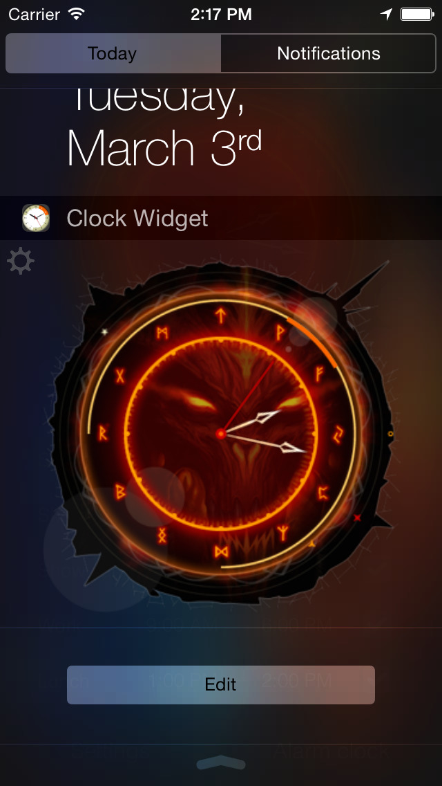 Alarm Clock Widget