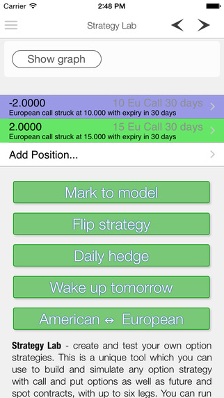 【免費財經App】iOptioneer Lt - study stock option strategies with simulations and risk graphs-APP點子