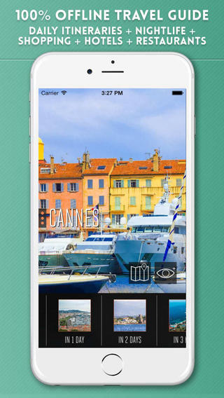 Cannes Travel Guide with Offline City Street Maps