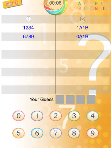 【免費遊戲App】Digits Guessing-APP點子