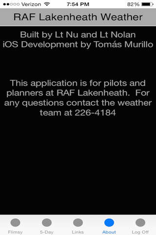 RAF Lakenheath WX App screenshot 4