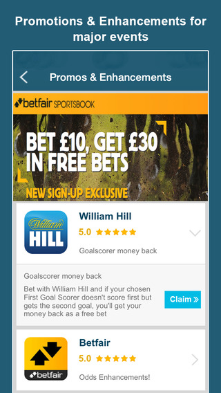 【免費運動App】Bet Offers - FREE bets bonuses and reviews of top UK mobile sports betting sites-APP點子