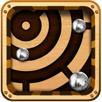 Labyrinth Maze Retro Style Reloaded - Steel Balls on Gravity defying Roller coaster Ride ! LOGO-APP點子