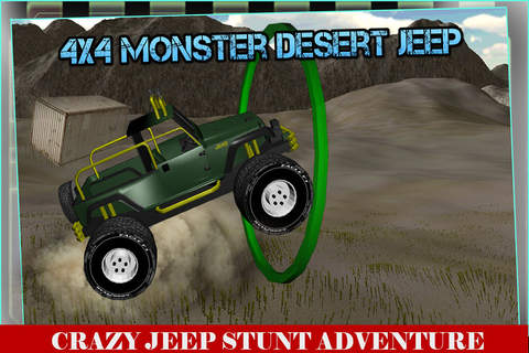 4x4 Monster Desert Jeep 3D- Legend of Dirt Derby Off-Road Racing King screenshot 4