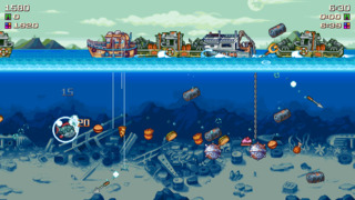 Dirty Depths - Deep Blue Water Fish Scape! Screenshot on iOS