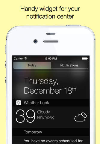Weather Lock - Current weather on your lock screen screenshot 4