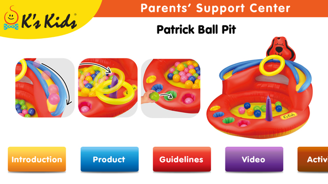 K's Kids Parents' Support Center : Patrick Ball Pit