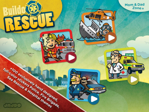 免費下載教育APP|Buildo Rescue Sticker Book app開箱文|APP開箱王