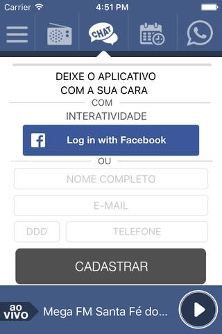 Mega FM Santa Fé do Sul screenshot 2