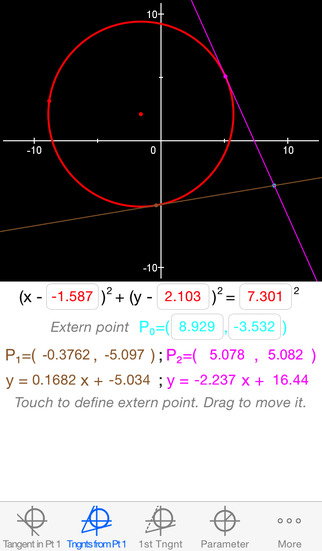 【免費教育App】Circle Tutor - Analytic Geometry-APP點子