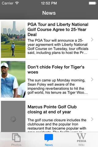 News for Golf Unofficial screenshot 2