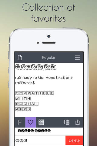 Crazy Fonts - Easy way to make your text look fancy screenshot 3