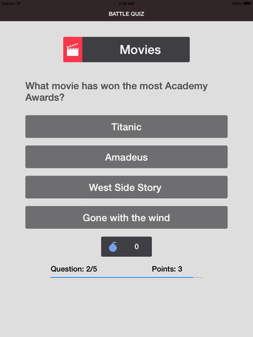 【免費遊戲App】Battle Quiz - Play with your friends, new social game!-APP點子