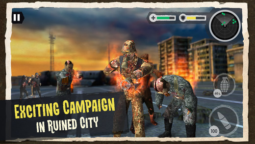 【免費遊戲App】Zombie Combat: Modern Trigger Duty FPS - Shooter 3D-APP點子