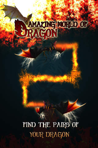 A Dragon Fire Flow Match 2 Pair Free Game screenshot 2