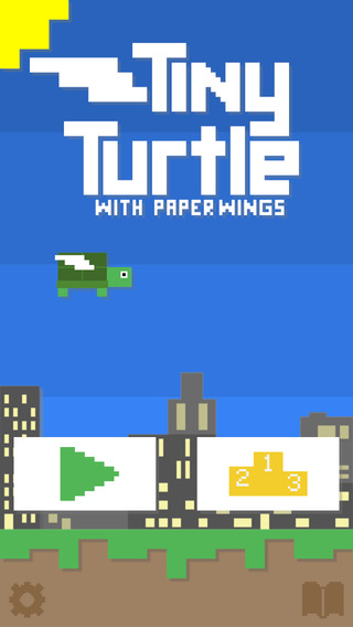 Tiny Turtle w Paper Wings