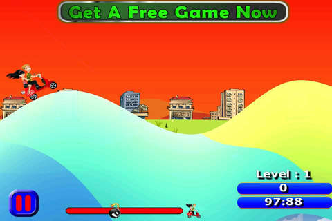 A Bike racing Jump DELUX- A race against time, as if you drive like crazy for your life screenshot 2