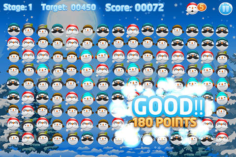 Christmas Emoticon Bloons - Pop the Frozen Bubble Emoji PRO screenshot 3