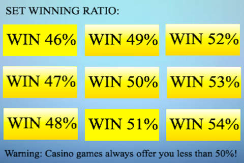 Situational Betting Strategy simulator for casino games screenshot 4