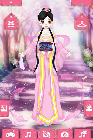 西施美人-古代美女传统服装，免费变装模拟养成小游戏 screenshot 4