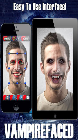 【免費娛樂App】VampireFaced - The Vampire FX Face Booth Generator-APP點子