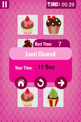 Cupcake Bakery Memory Match screenshot 3