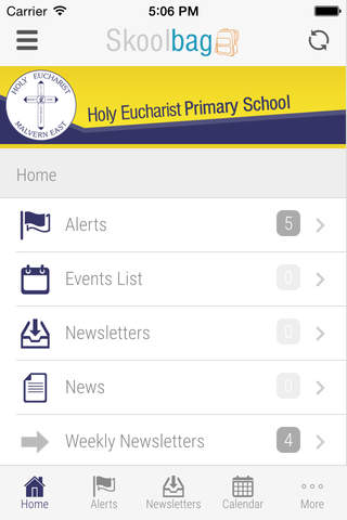 Holy Eucharist Primary School - Skoolbag screenshot 2