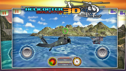 【免費遊戲App】Helicopter Simulator 3D - Free games-APP點子