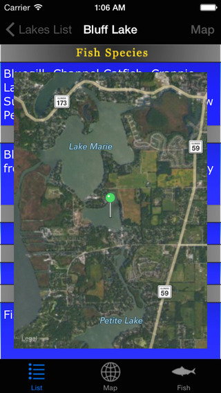 【免費旅遊App】Illinois Lakes - Fishing-APP點子