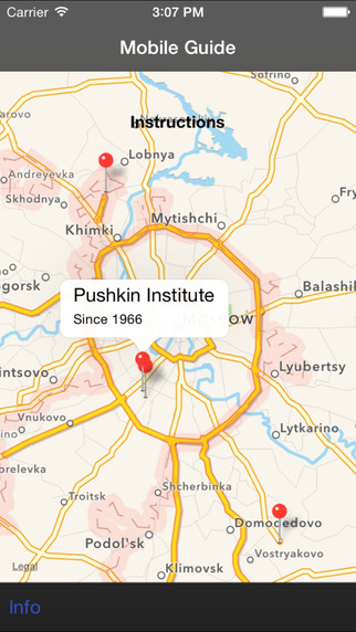 Pushkin Institute Mobile miniGuide