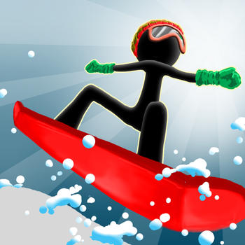 Absolute eXtreme Stickman Snowboarding - Wild & Crazy Stunts Snow Boarder Edition LOGO-APP點子