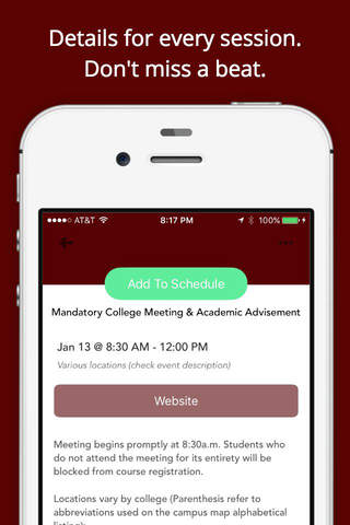 Texas A&M - New Student Conferences screenshot 2