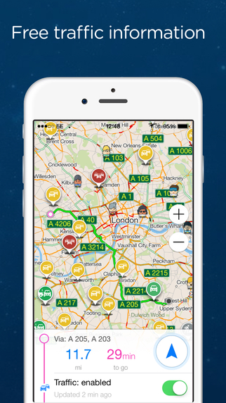 【免費交通運輸App】Navmii GPS Finland: Navigation, Maps and Traffic (Navfree GPS)-APP點子