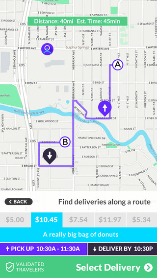 【免費生產應用App】Hitch Crowdsourced Delivery-APP點子