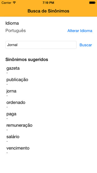 【免費教育App】Busca de Sinônimos-APP點子