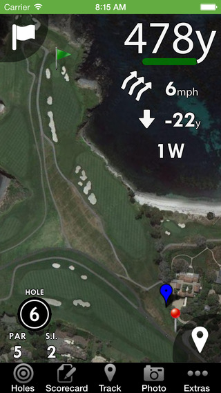 Golf GPS Scorecard - Swing by Swing Golf