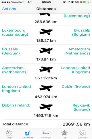 Via - Air route planner screenshot 4