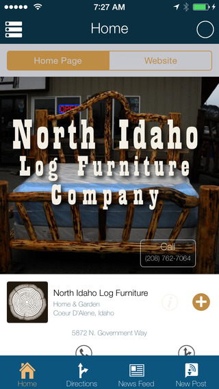 North Idaho Log Furniture