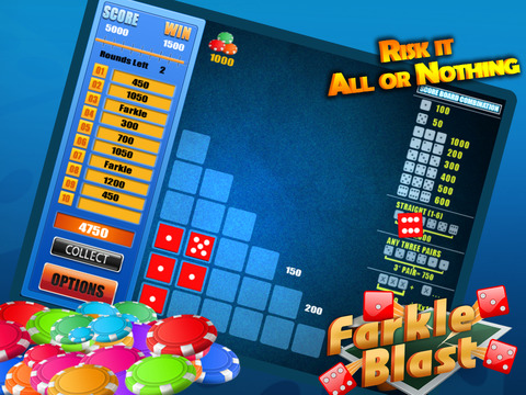 【免費遊戲App】Farkle Blast - Free Dice Betting Game-APP點子