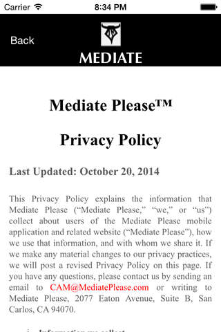 Mediate screenshot 2