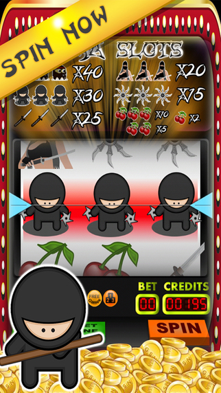 【免費遊戲App】AA Fierce Sensei: Slots Machine - Villainous Destroys the Ninjutsu - Stealthy Splinter-APP點子