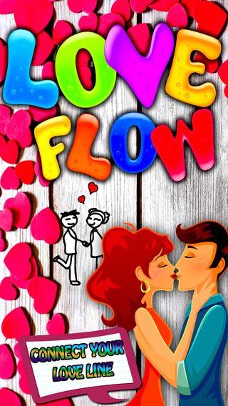AAA hot Valentine love flow free brain puzzle game:Connect your love line