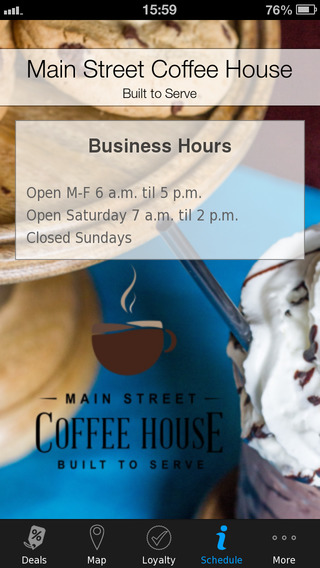 【免費商業App】Main Street Coffee House-APP點子