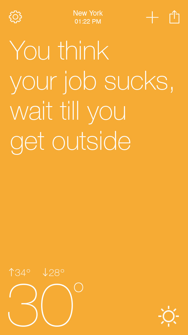 TYPE OF DAY - a fresh way of reading the daily weather