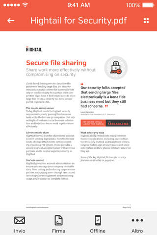 Hightail - Secure File Sharing screenshot 4