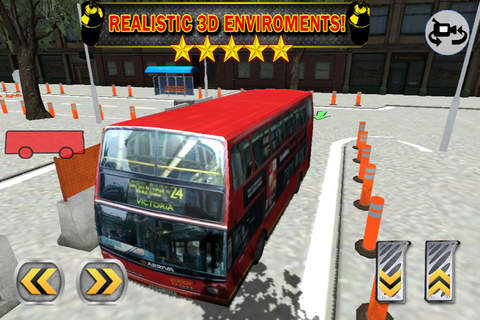 Bus Parking School - 3D Double Decker Driving & Park Simulator Game screenshot 2