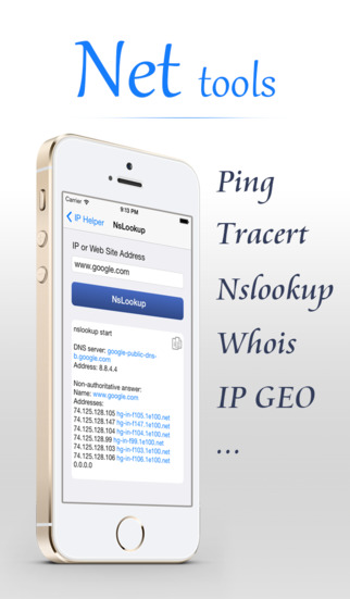 【免費工具App】IP Helper - Ping / Tracert / Whois / IP Location and IP Calculator-APP點子