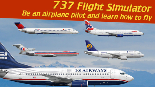 【免費娛樂App】737 Flight Simulator - Be an airplane pilot and learn how to fly!-APP點子