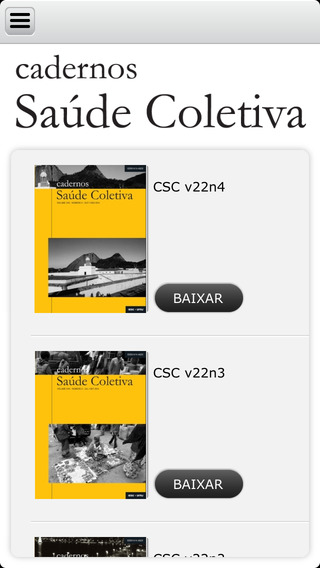 【免費醫療App】Cadernos Saúde Coletiva-APP點子